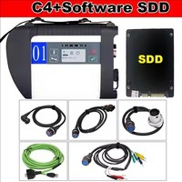 Benz MB SD için MB yıldız C4 Doip Benz araba teşhis aracı için yazılım SDD ile kompakt 4 bağlayın