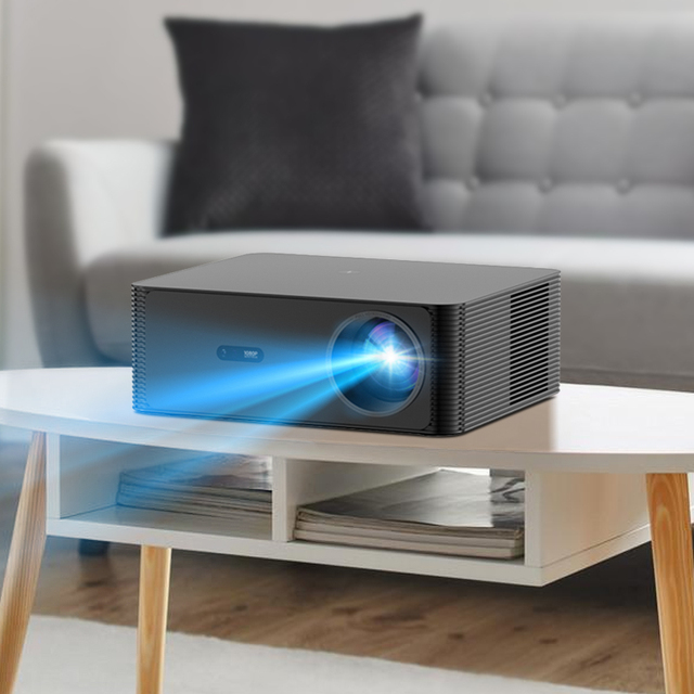 P6 Professional High Resolution Full HD Home Theatre Projector Indoor Outdoor WiFi Beamer 4K Cinema Hall 800 Lumens HIFI Stereo