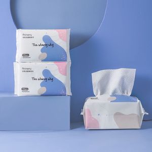 Lingettes pour le visage en <span class=keywords><strong>coton</strong></span>, lingettes à séchage douce, à usage sec et humide, nettoyantes pour la peau sensible - Product Image 3