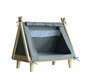 Casas Portátiles Tipo <span class=keywords><strong>Tipi</strong></span> para Perros y Cachorros con Cojín Grueso para Mascotas - Product Image 6