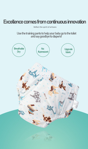Pannolini Lavabili Impermeabili per Neonati e Bambini, Mutandine in Cotone Riutilizzabili a 6 Strati per l'Apprendimento all'Uso del Vasino - Product Image 3