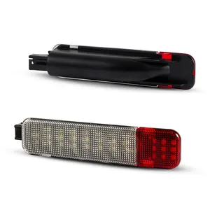 For Chevy GMC C/K Silverado Hummer H2 LED White&Red Interior Side Door Panel Lights Courtesy Reflector Lamps