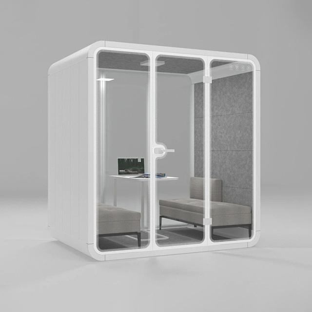 Large Sound Proof Modular Indoor Outdoor Multi-person Office Meeting Pod Booth Acoustic Office Pods