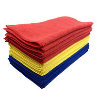 Serviette en microfibre tout usage premium 30x30cm, très absorbante, sans peluches, pour la cuisine, le séchage, le detailing automobile, le lavage et le nettoyage.