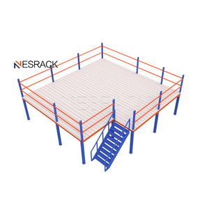 Fabrieks prijs op maat gemaakte stalen constructie zwaarbelastbaar CE/ISO9001 gecertificeerd magazijn multi-level opslagplatform mezzanine rek - Product Image 1