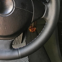 Housse de volant de voiture en cuir tressé antidérapant pour BMW M Sport E36 1996-2000 E39 1995-2001 Z3 M E36/7 E36 accessoires de voiture