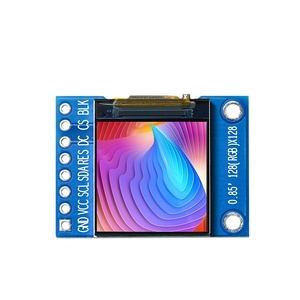 0.85นิ้ว IPS TFT โมดูลแสดงผล LCD 128x128 GC9107ไดรเวอร์8PIN SPI หน้าจอสีขนาดเล็ก PCBA สำหรับอุปกรณ์ที่สวมใส่ได้ - Product Image 1
