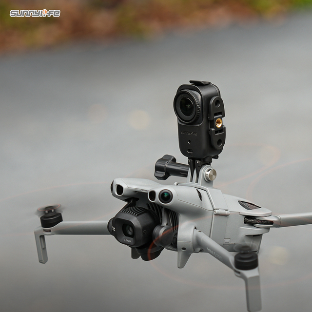Sunnylife Multifunctional Plastic Lightweight Drone Expansion Mount Action Camera Holder Adapter Drone Light for Mini 5 Pro