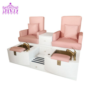 5 places bébé <span class=keywords><strong>rose</strong></span> Salon sans tuyau Jet <span class=keywords><strong>pied</strong></span> Spa pédicure <span class=keywords><strong>chaise</strong></span> Ventilation pédicure pieds chaises avec bol doré - Product Image 2