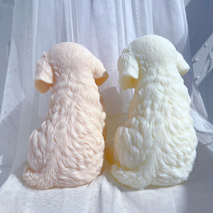 Moule à bougie en silicone pour chiot Springer Spaniel, animaux, chiots, cire de soja, décoration pour la maison pour les amoureux des chiens - Product Image 6