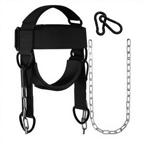 Arnés de Cuello Ajustable, Transpirable, Duradero y Antideslizante para Entrenamiento con Pesas, con Cinturón de Cadena de Neopreno - Product Image 4