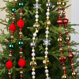 2025 nuevo estilo de gran tamaño PVC adornos para árboles de Navidad Xmax ventana centro comercial decoración colgante pintado BOLA DE Navidad - Product Image 5