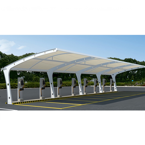 Nueva Estructura Arquitectónica de Membrana PVDF para Estacionamiento de Autos, Techo de Policarbonato Impermeable para Garaje - Product Image 6