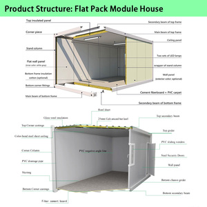 Casa Contenedor Prefabricada de Lujo de 20 pies, Portátil y Desmontable, para Oficina, Lista para Usar - Product Image 4