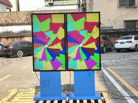EKAA 32 Inch IP67 Layar LCD Digital Signage Luar Ruangan 4000 Nits Tanpa Kipas, Dapat Dibaca di Bawah Sinar Matahari, Kios Iklan