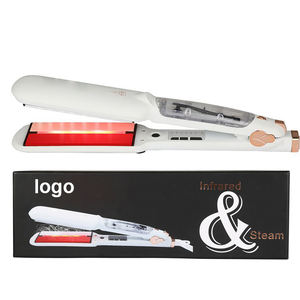 Top Selling Steam Infrared Hair Straightener Hair Straight Treatment New Arrival Vapor Hair Straightening Flat <strong>Iron</strong> - Product Image 2