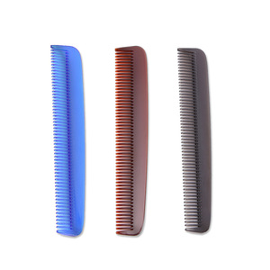 Elegante Peine para el Cabello, Grande, de Plástico, para Uso en Salón, Azul, Marrón, Gris, Apariencia Moderna - Product Image 5
