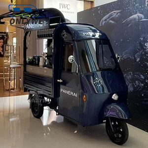 ONLYWE Street Mobile APE Food Truck Acheter Piaggio Ape Espresso Remorque Chariot à café en stock Livraison rapide Vente en gros Meilleur <span class=keywords><strong>prix</strong></span> - Product Image 3
