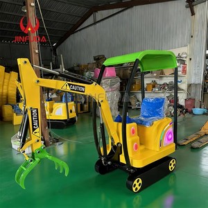 سيارة ترفيهية للأطفال، حفارة محاكاة صغيرة، لعبة حفارة للأطفال للبيع - Product Image 4