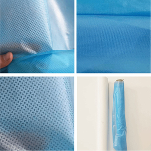 1600mm चौड़ाई सफेद 60g पीपी पीई लेपित <span class=keywords><strong>nonwoven</strong></span> कपड़े के लिए चिकित्सा गाउन कपड़ा - Product Image 3