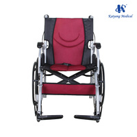 Fauteuil roulant manuel pliable léger en aluminium portable pour adultes, personnes âgées et handicapées, prix du fauteuil roulant
