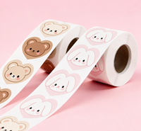 Étiquettes autocollantes en papier imperméable, autocollants mats, personnalisation d'autocollants