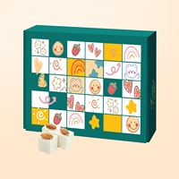 Chocolats en gros boîte d'emballage de chocolat Saint Valentin feuille d'or personnalisée Logo en relief fermeture magnétique