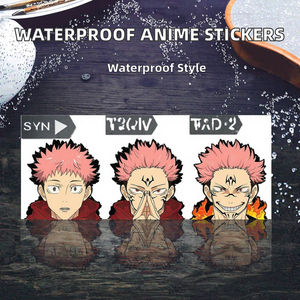 Waterproof Eco-Friendly Japanese Cartoon <b>Stickers</b> Yuji Custom Manga Changing Flip <b>3D</b> Lenticular Anime Promotional Gifts - Product Image 1