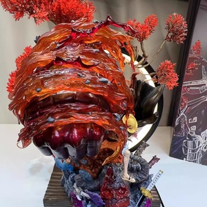 Figura de Anime de One Piece de 22 cm, Monkey D. Luffy Gear 3, Figura de Acción Hell Fire GK con Luz LED, Modelo de Anime - Product Image 4