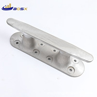 Crampon en aluminium ADC12 moulé par investissement pour la fixation de cordes d'amarrage de quai de bateaux et yachts marins