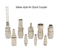 Raccord rapide pneumatique européen de haute qualité 1/4"~1/2" filetage BSP, prise de déconnexion rapide pour équipement et outils pneumatiques