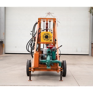 Küçük 100m 150m sondaj deliği sondaj kulesi Mini derin su delik iyi yem sıkıcı makinesi fiyat - Product Image 2