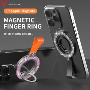 Sarafox M3 Magnetic Cell Phone Ring Holder Compatible with iPhone 12 13 14 Series for Removable Cell Phone Grip Kicksta - Product Image 2
