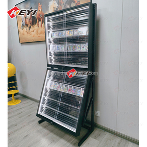 Tùy chỉnh sàn kim loại đứng BGS thẻ kinh doanh hiển thị trường hợp có thể điều chỉnh Kệ xếp loại thẻ hiển thị giá cho các cửa hàng bán lẻ ptcg thẻ - Product Image 3