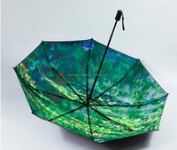 Parapluie automatique à sublimation automatique, livraison gratuite, fournisseur de parapluie pliant personnalisé, impression de photo