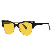 Gafas Ópticas de Ojo de Gato de Última Moda con Montura Completa, Bloqueo de Luz Azul, Diseño Ergonómico de Almohadillas Nasales, Aptas para Todas las Formas de Rostro