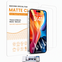 Film Hydrogel Mat Ultra-Fin en TPU/EPU Personnalisé pour Téléphone, Protection d'Écran HD pour iPhone 15 16 17 Pro Max – Vente en Gros