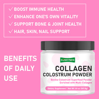 Poudre de colostrum de collagène de haute qualité avec protéines, stimule l'immunité et maintient une flore intestinale saine, boisson en poudre