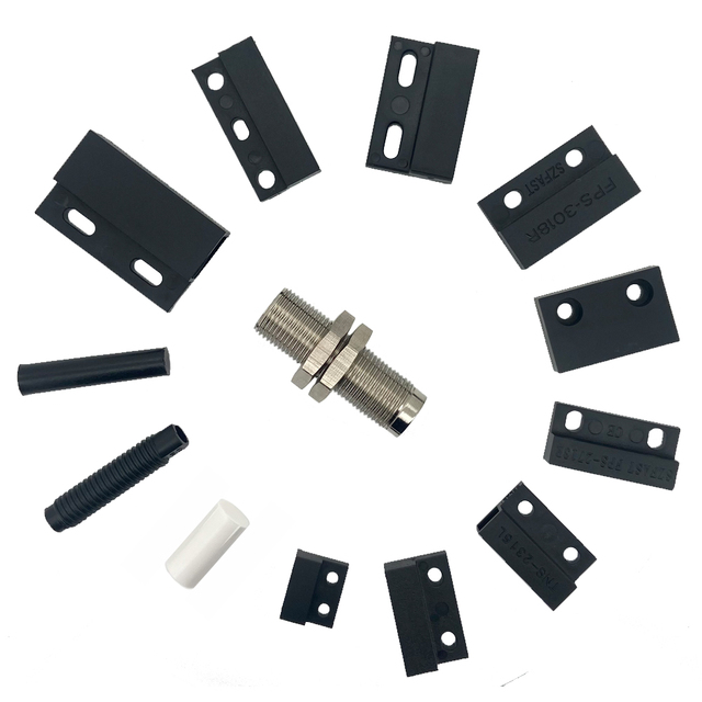 HKFAST Proximity Switch Accessories Kit Black Nylon Mounting Brackets And Connectors For Switch Installation