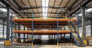 Heavy Duty Warehouse Steel Mezzanine <b>Floor</b> System for Storage Expansion - Product Image 3
