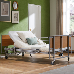 Cama Médica Eléctrica Parcial de Madera con Certificado IEC 60601 para Cuidado de Pacientes en Hogares de Ancianos y Hospitales - Product Image 3