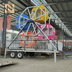 Grande Roue Mini Portable pour 16 Passagers avec Remorque Certifiée CE pour <span class=keywords><strong>Parc</strong></span> d'Attractions Intérieur/Extérieur <span class=keywords><strong>à</strong></span> Vendre - Product Image 2