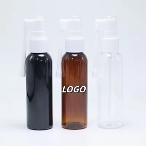 Envase Cosmético Líquido Azul Verde 60ml, Botella de Spray Vertical con Forma de Trompa de Elefante, Botella de Spray Nasal de Plástico PET - Product Image 1