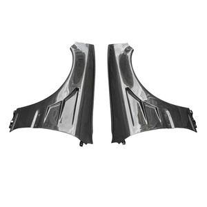 OLOTDI HC Style - Molduras de Fibra de Carbono Personalizadas, Color Negro Carbón, Acabado Pulido, para Ventilaciones Laterales de Parachoques, para K8 1996-1998 - Product Image 1