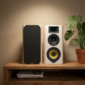 Sistema de Altavoces de Estantería de Madera con Subwoofer de 4'' y 100W, Tres Vías, Super Bajo, 2.0 Activo, Cableado/Inalámbrico para Fiestas, Computadora y Hogar - Product Image 5