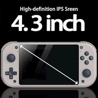M17 Mini Console De Jeux Portable 4.3 Pouces Ips Hd Écran Console Intégré 10000 Jeux Rétro Lecteur De Poche Consoles De Jeux Vidéo
