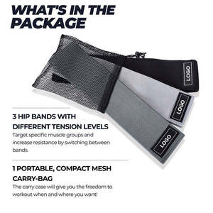 YETFUL - Juego de Bandas de Resistencia Elásticas para Glúteos y Cadera, de Látex, con Logotipo Personalizado, Económicas - Product Image 3
