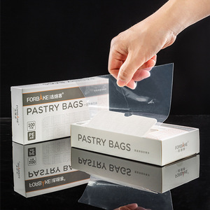 Forbake Pastry Bags 100 Pcs PE Material Cake Decorating Supplies - Product Image 1
