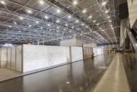 Panneau de plafond rétroéclairé avec boîte à lumière LED - Film souple extensible IP65, cadre en profilé aluminium pour restaurant, café, bar