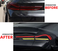 Luces Traseras LED Completas CREULI Secuenciales Ahumadas Plug and Play, Barra de Luces Traseras para BMW X6 G06 20-23